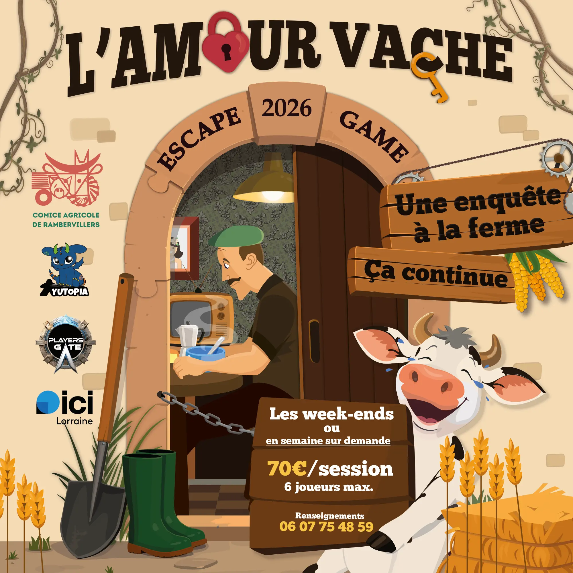 escape game comice 2026